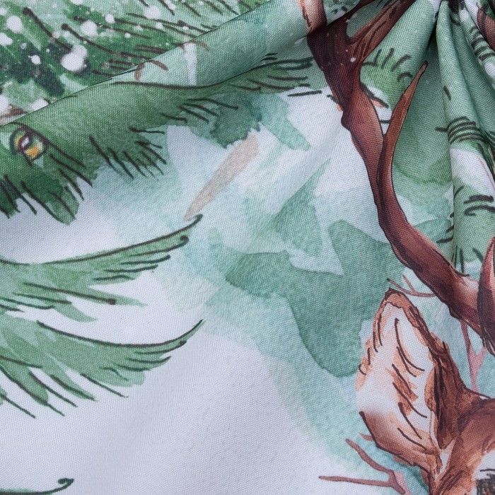 Комплект штор "Этель" Лесная сказка 145*260 см-2 шт, 100% п/э, 140 г/м2