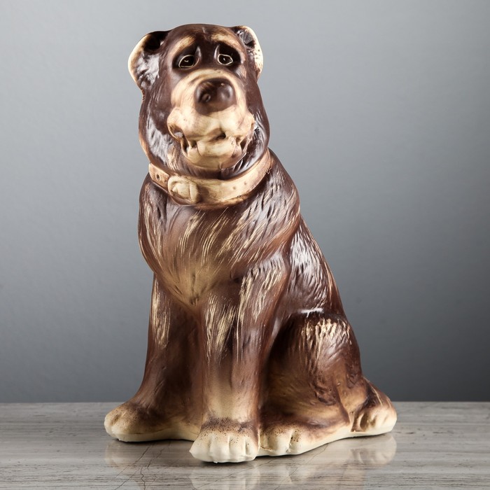 Статуэтка "Собака Алабай", шамот