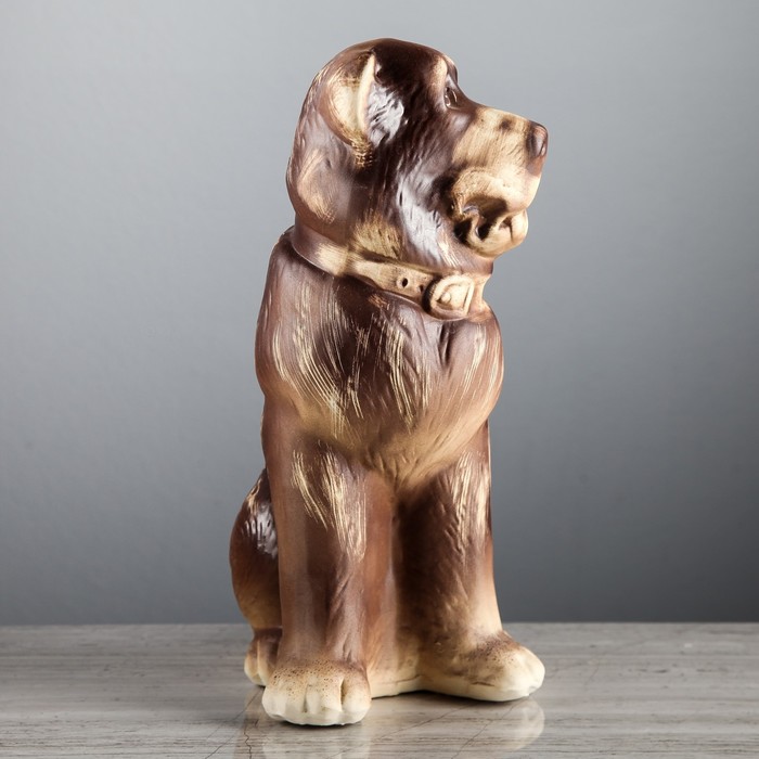 Статуэтка "Собака Алабай", шамот