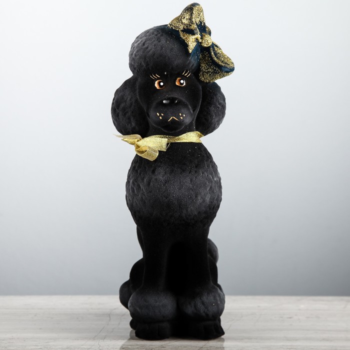 Копилка "Собака Пудель", флок