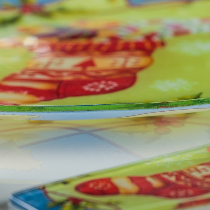 Тортовница 30 см "Новогодний носок", с лопаткой