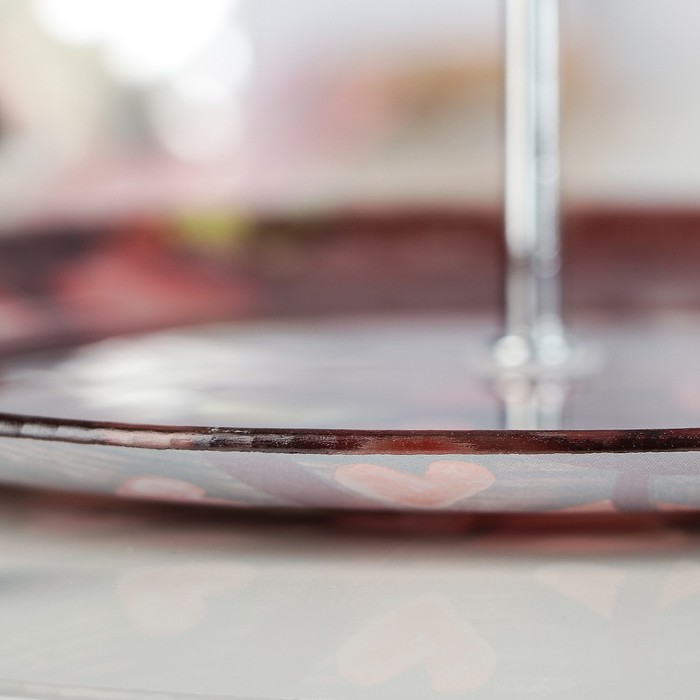 Блюдо 3 яруса, круглое 25х33 см