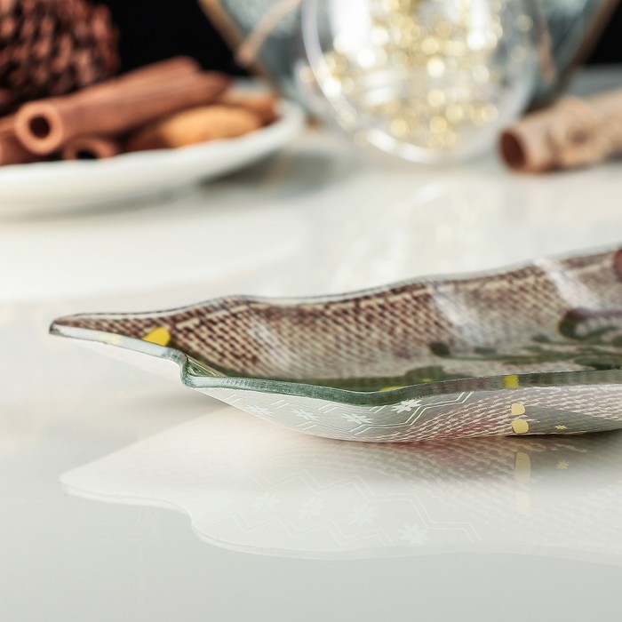 Блюдо сервировочное "Елочка. Олень"