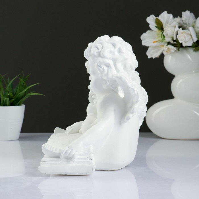 Светящаяся статуэтка "Ангел двойной с книгой" 20х27х40 см