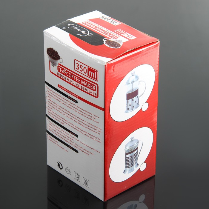 Френч-пресс 350 мл "Квадро"