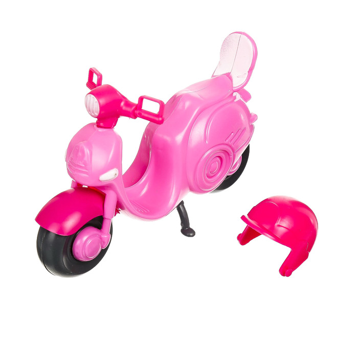 Кукла-малышка "Ева" на скутере, с аксессуарами