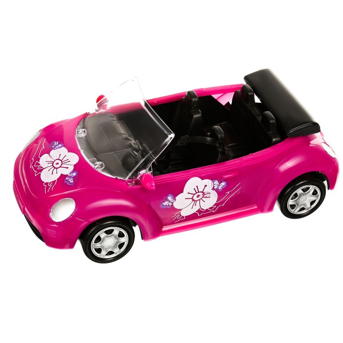 Кукла-малышка "Ева" на машине, с аксессуарами