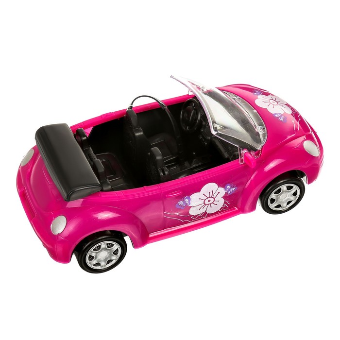 Кукла-малышка "Ева" на машине, с аксессуарами