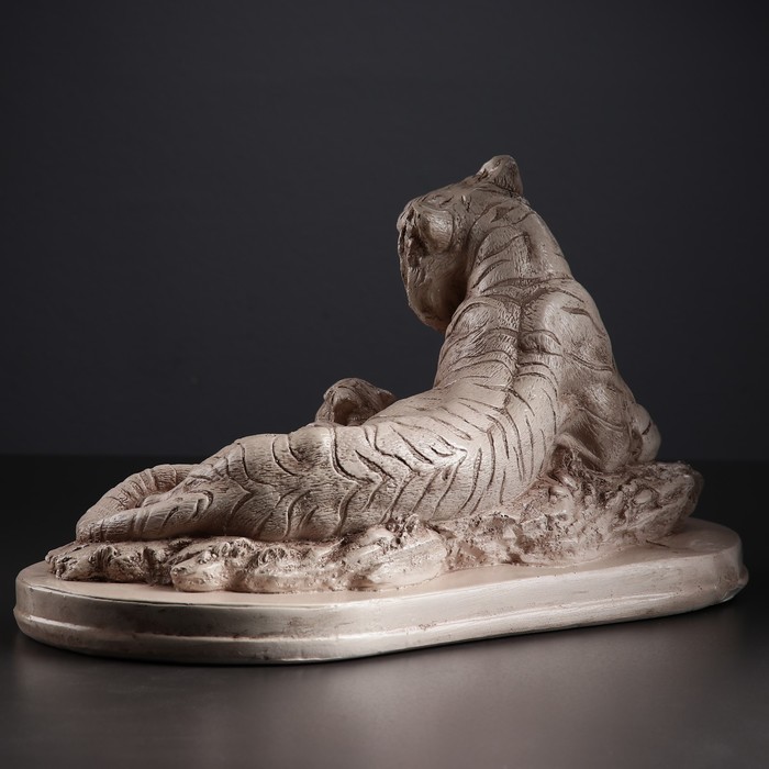 Фигура "Семья тигров" состаренный 25х23х43см