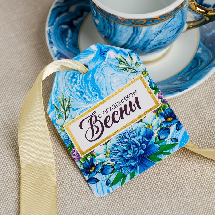 Сервиз "Каменные узоры" чашка 2 шт. 80 мл, блюдце 2 шт. 11 см