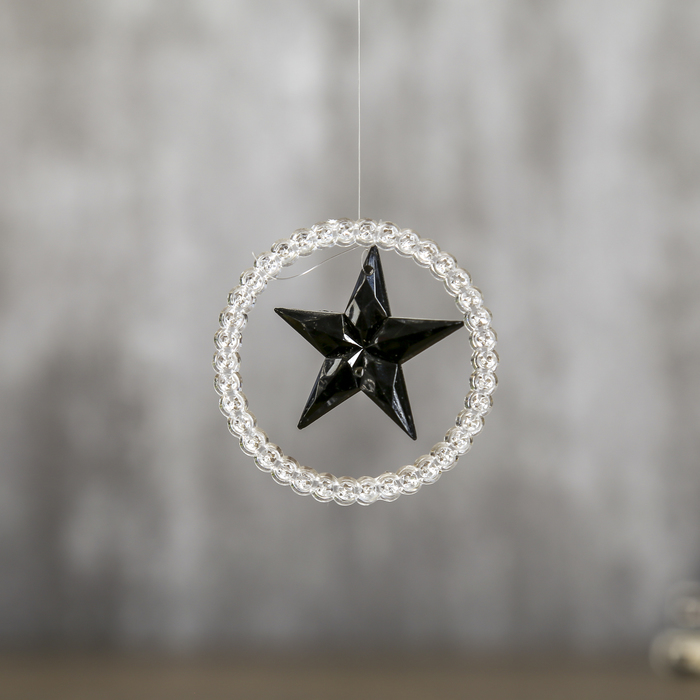 Музыка ветра пластик "Звёзды в круге" 4 трубки 10 элементов 87 см