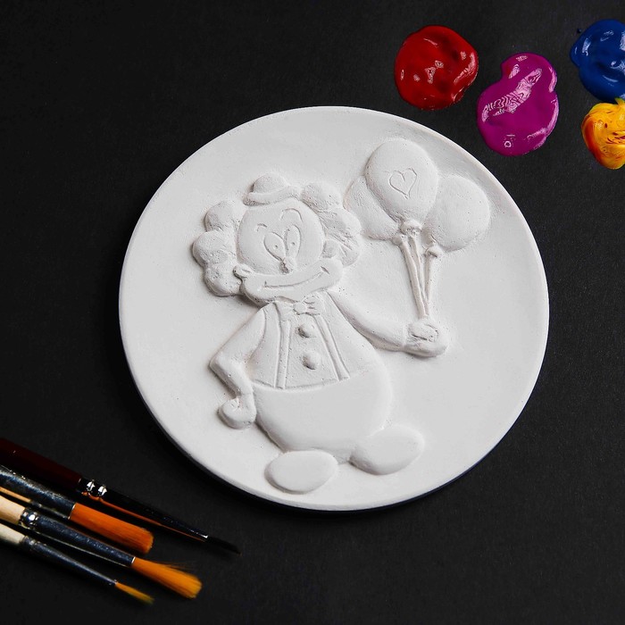 Панно-раскраска "Клоун"