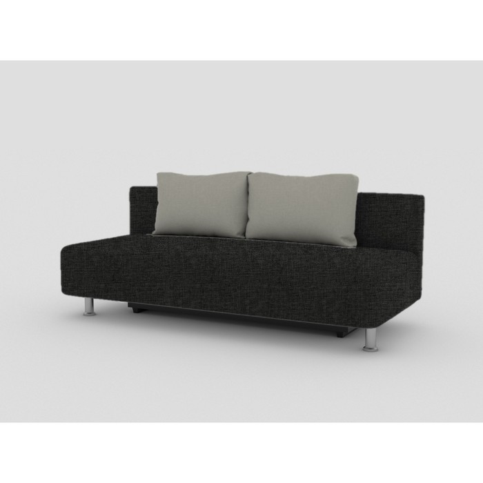 Диван "Оленька", бельевой ящик, еврокнижка, ткань Арбен, цвет Савана грей/Савана милк