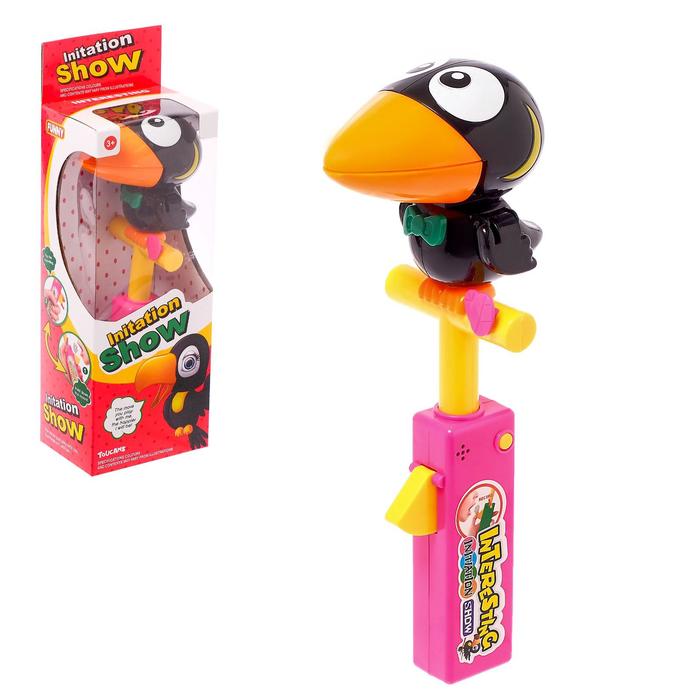 Игрушка "Говорящая Каркуша-повторюша" с функцией записи голоса