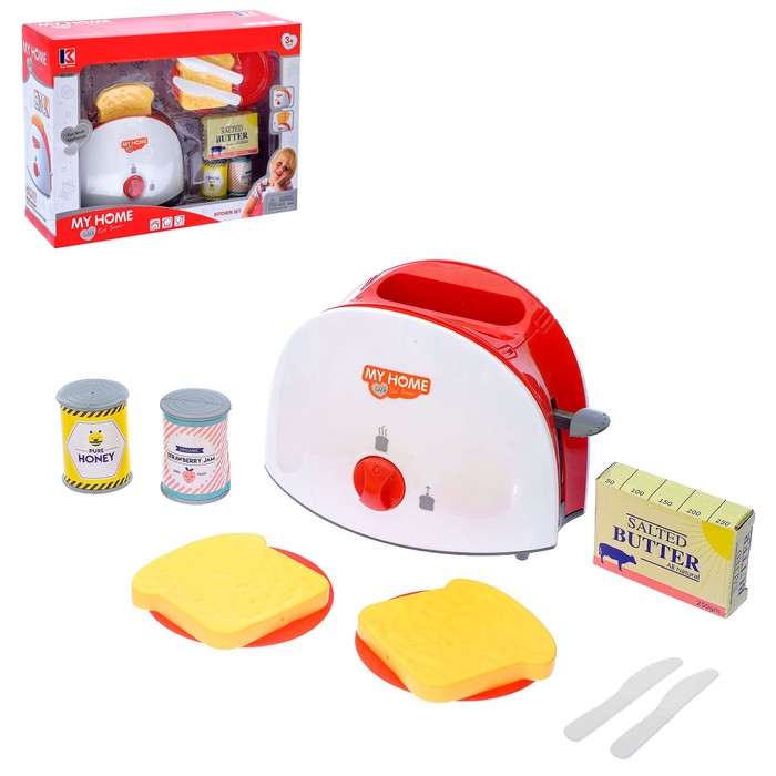 Бытовая техника «Тостер» с продуктами