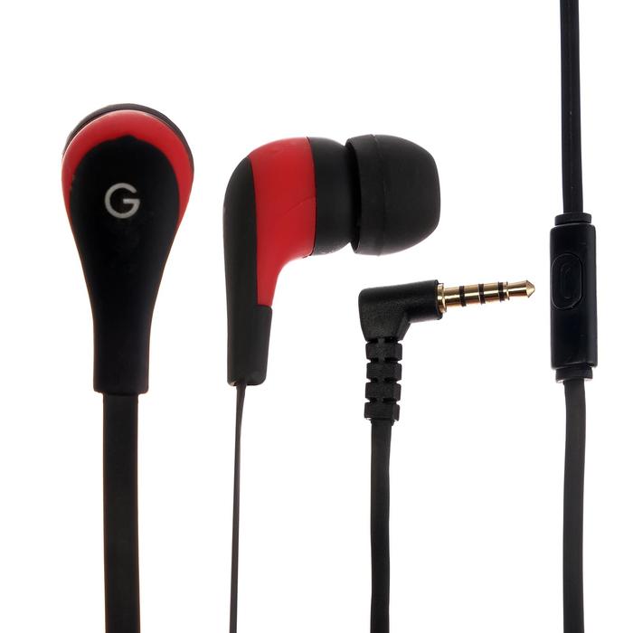 Гарнитура GAL HM-020, вакуумные, 20-18000 Гц, 1.2 метра, черная