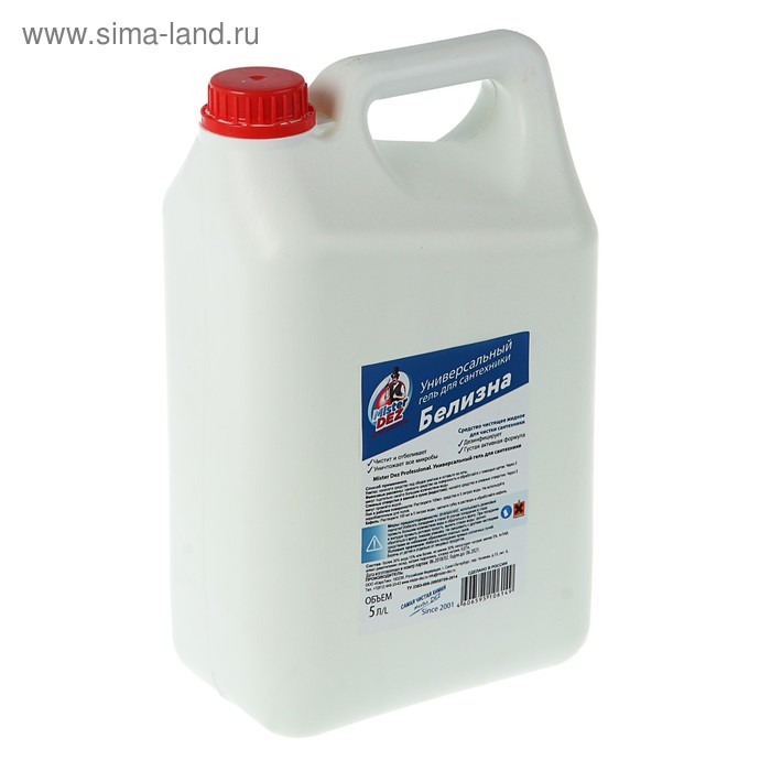 

Универсальный гель Mister Dez Professional "Белизна", 5 л