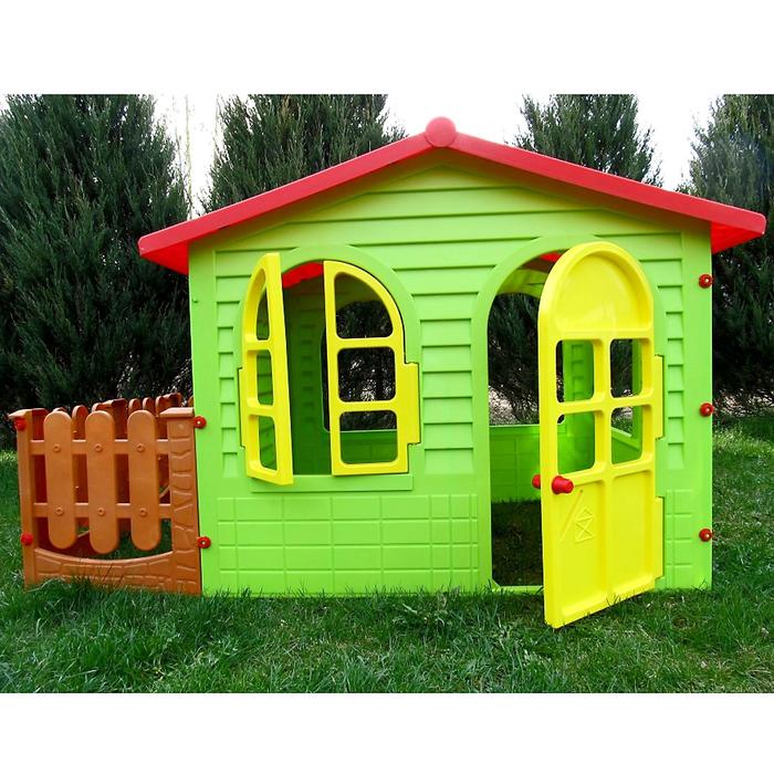 Домик с забором Mochtoys садовый