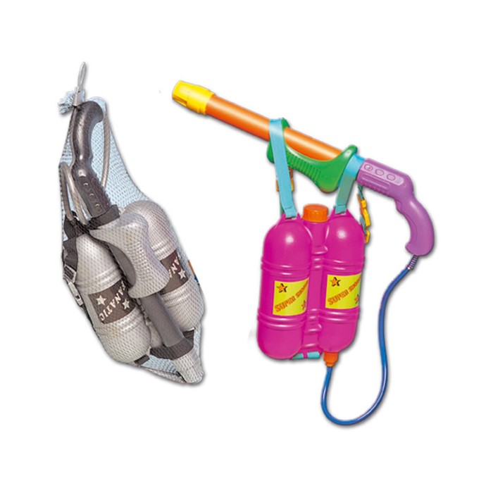 Бластер с двумя балонами Dohany, цвет МИКС