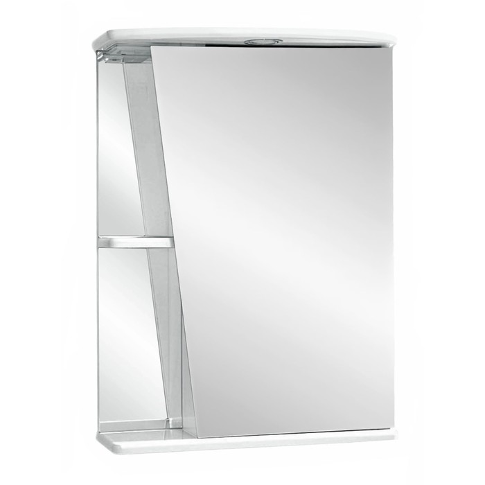 Зеркало-шкаф "Акцент, светильник" 500 правое