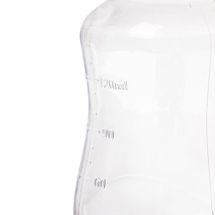 Бутылочка для кормления детская приталенная, 150 мл, от 0 мес., цвет зелёный МИКС