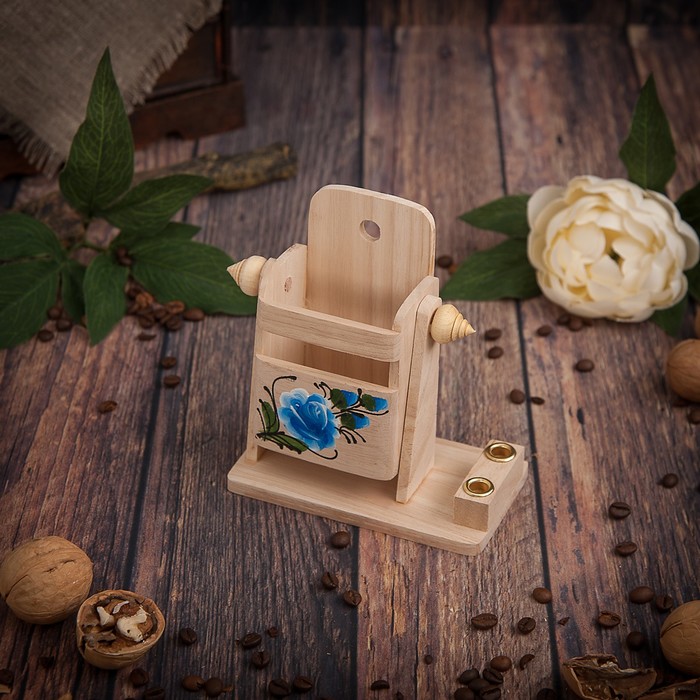 Набор настольный с рисунком "Цветочки" 12,5х7х13,5 смМИКС