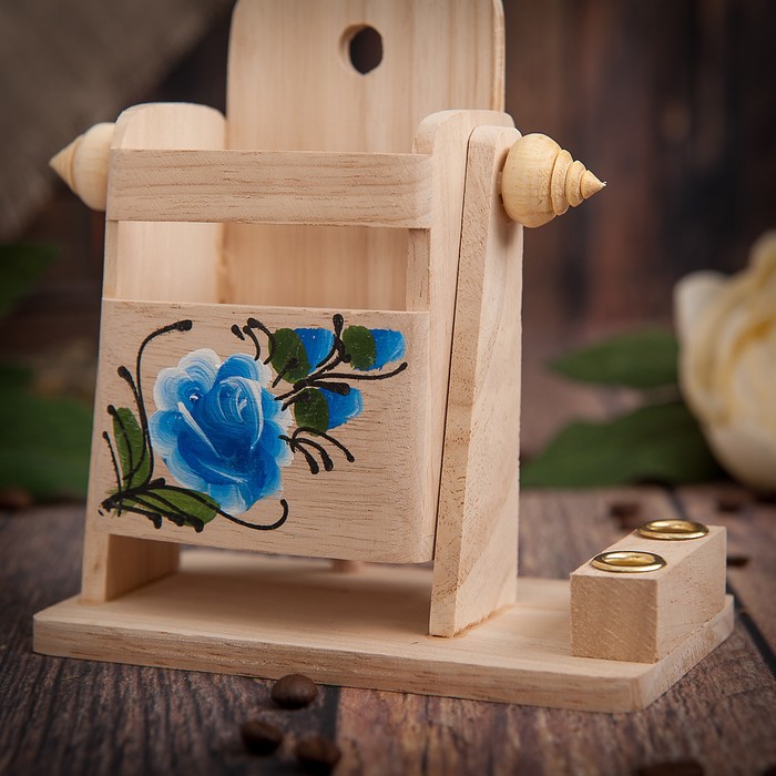 Набор настольный с рисунком "Цветочки" 12,5х7х13,5 смМИКС