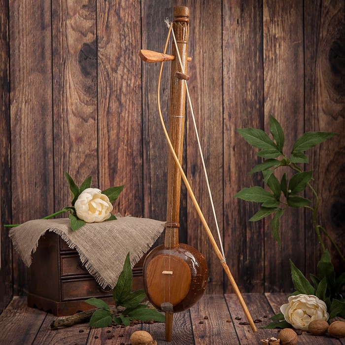 Музыкальный инструмент "Тайская скрипка" 37х2,5х2,5 см