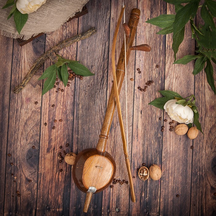 Музыкальный инструмент "Тайская скрипка" 37х2,5х2,5 см