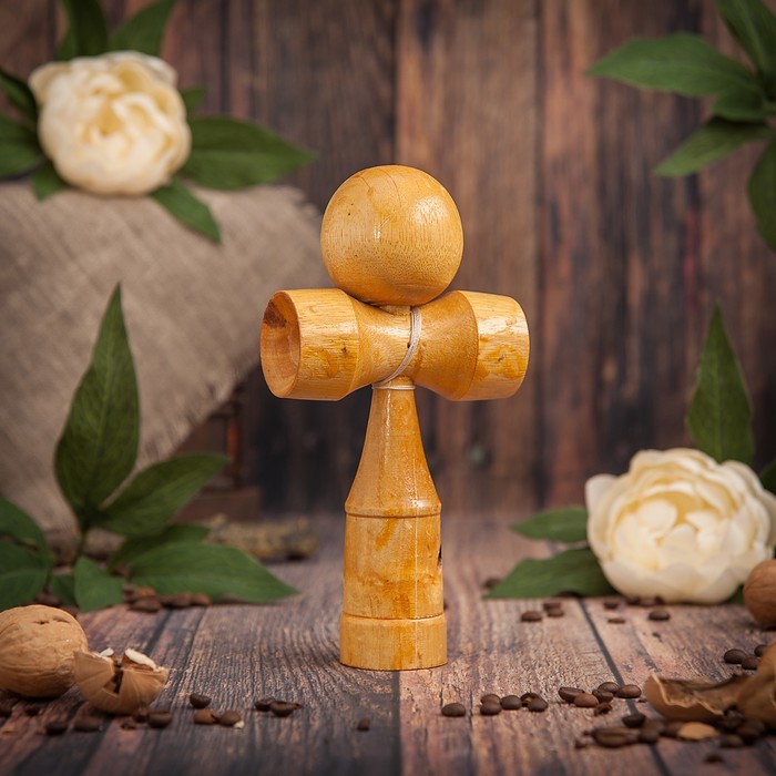 Игра дерево "Бильбоке" 9,5х4х18,5 см