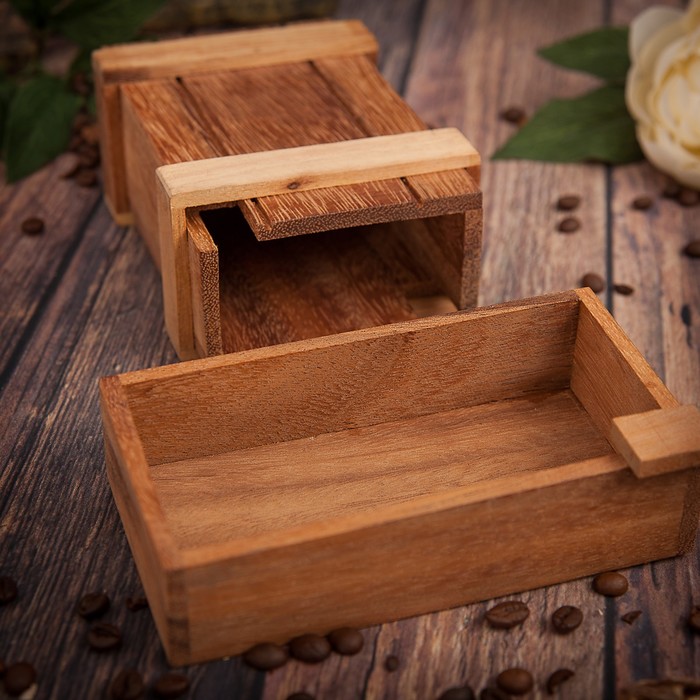 Фокус дерево "Коробка" 5,5х14,5х9,5 см