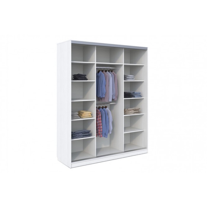 Шкаф-купе "Леди", 1806х600х2248 мм, цвет выбеленное дерево