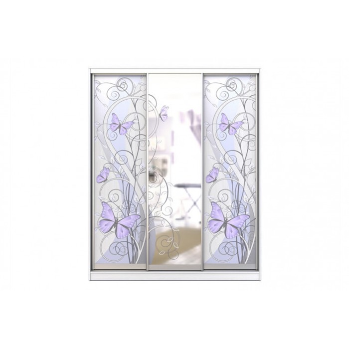 Шкаф-купе "Леди", 1806х600х2248 мм, цвет выбеленное дерево