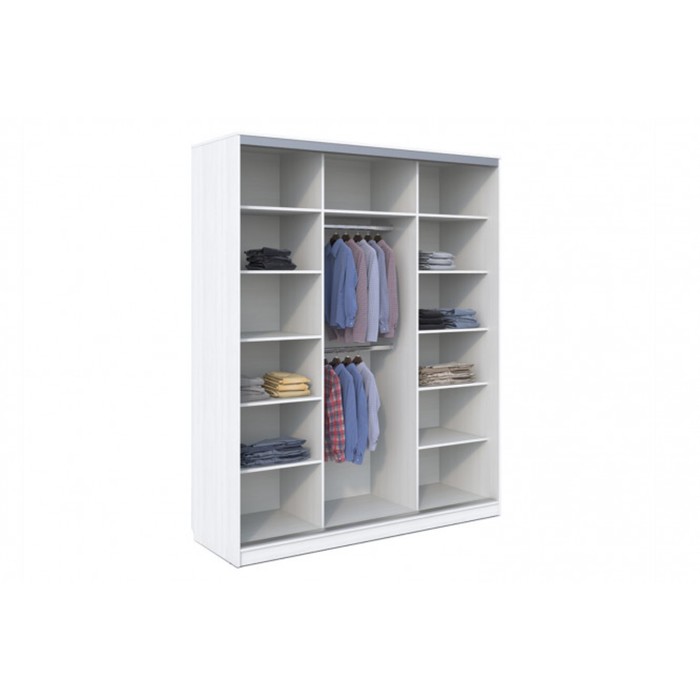 Шкаф-купе "Леди", 1806х600х2248 мм, цвет выбеленное дерево