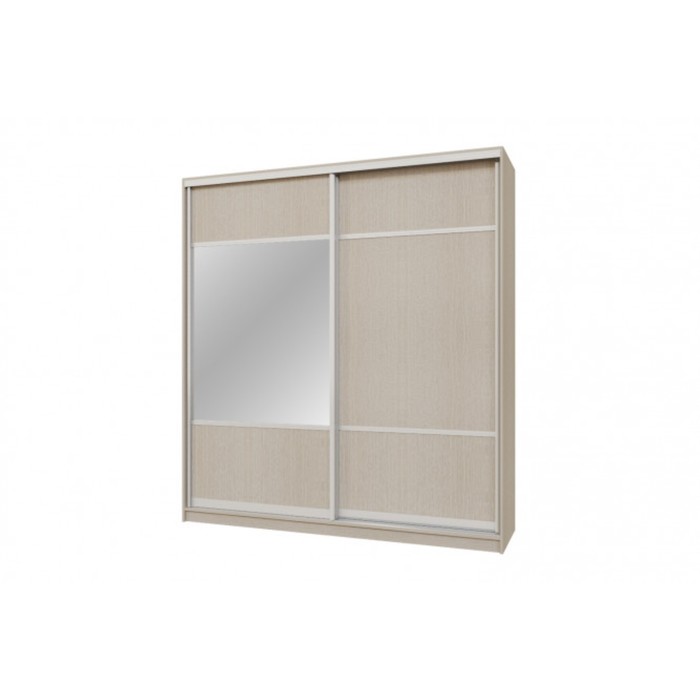 Шкаф-купе 2-х дверный "Бостон", 1960х540х2150 мм, зеркало, с полками, цвет дуб кремона