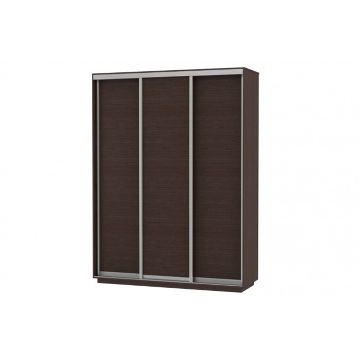 Шкаф-купе 3-дверный Slide, 1800х600х2200 мм, цвет венге