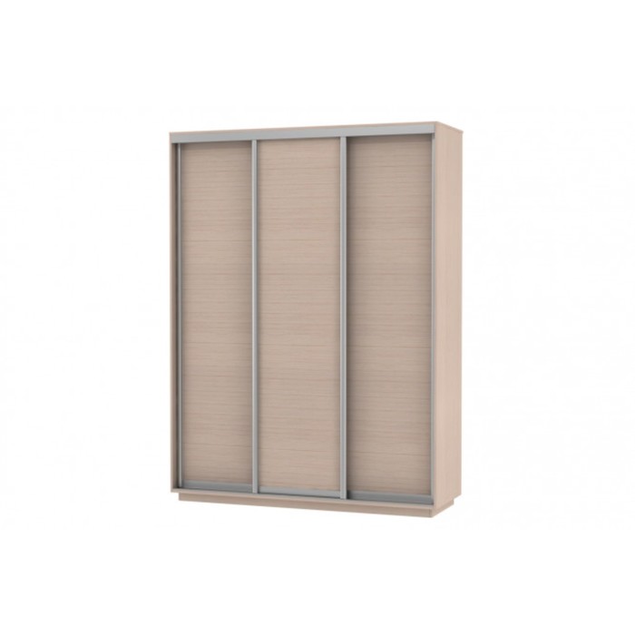 Шкаф-купе 3-дверный Slide, 1800х600х2200 мм, цвет дуб молочный