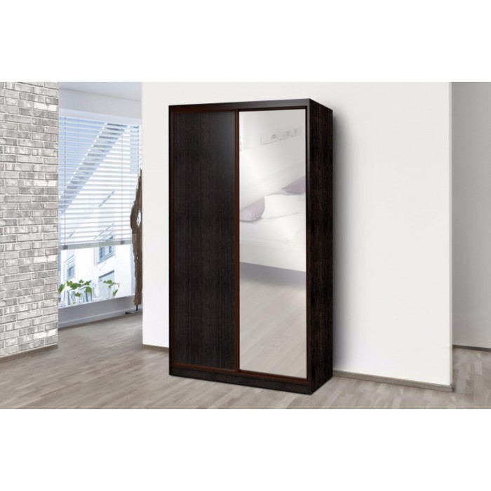 Шкаф-купе Home, 1232х600х2300 мм, цвет венге