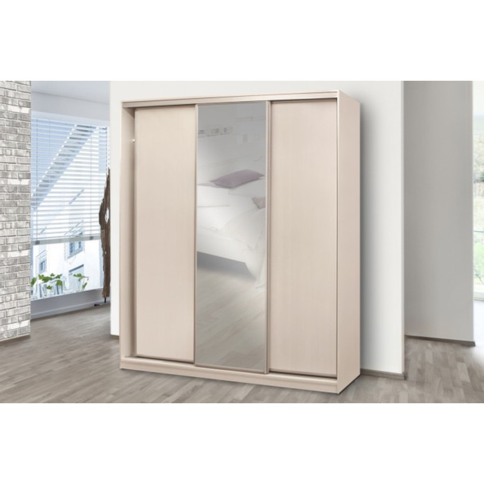 Шкаф-купе Home, 2000х600х2300 мм, цвет бодега светлый