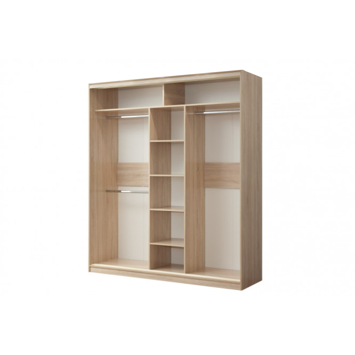 Шкаф-купе Home, 2000х600х2300 мм, цвет дуб сонома