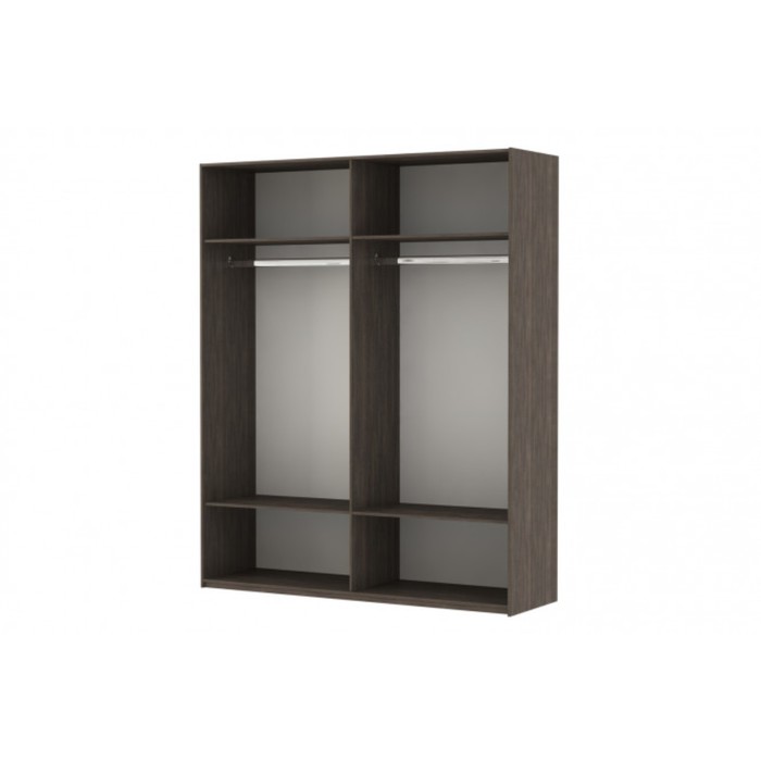 Шкаф-купе 2-дверный Comet, 1600х582х2200 мм, цвет венге Мали