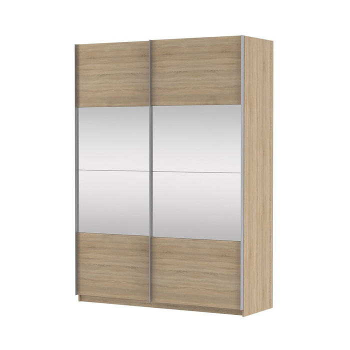 Шкаф-купе 2-дверный Comet, 1800х582х2200 мм, цвет дуб Бардолино