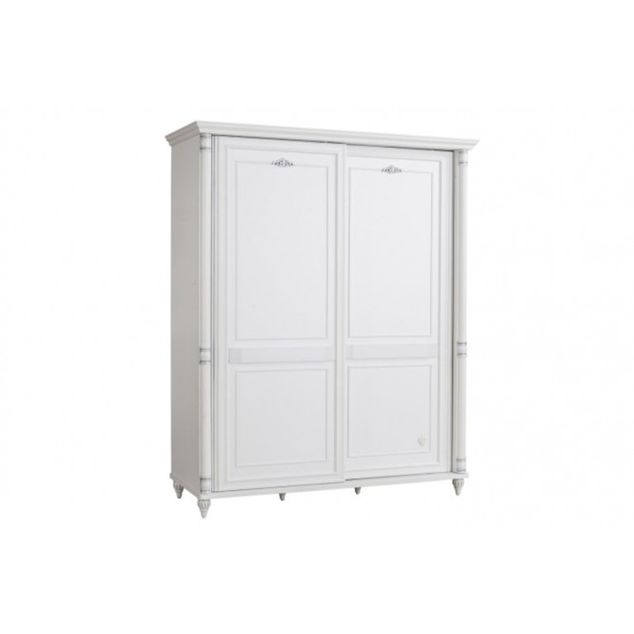 Шкаф-купе 2-дверный Romantic, 1705х645х2100 мм, цвет белый