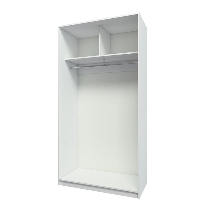 Шкаф-купе 2-дверный "Бостон", 1100х540х2150 мм, цвет белый