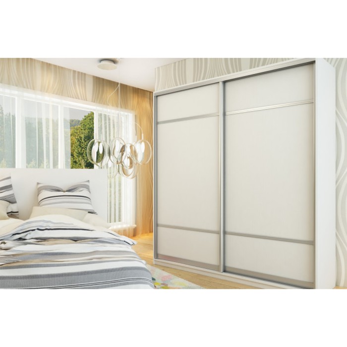 Шкаф-купе 2-дверный "Бостон", 1960х540х2150 мм, цвет белый