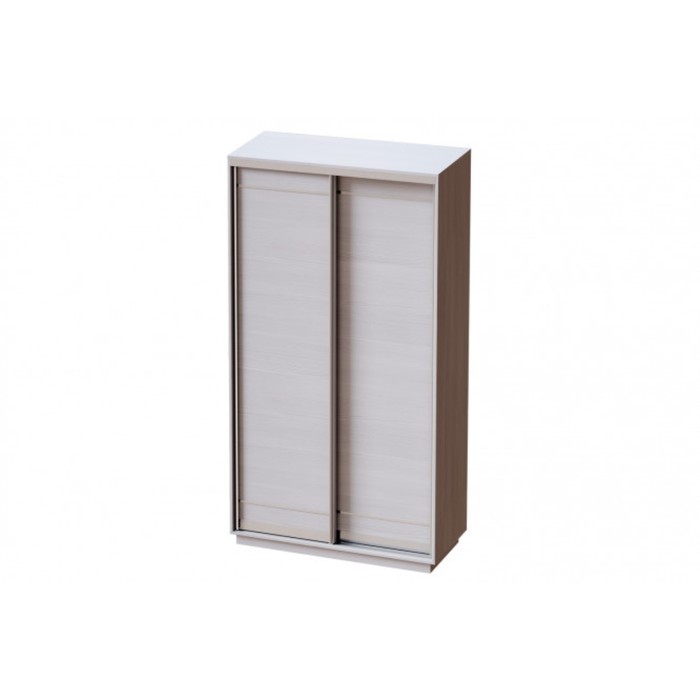 Шкаф-купе "Руан", 1200х450х2200 мм, цвет бодега белая/хром матовый