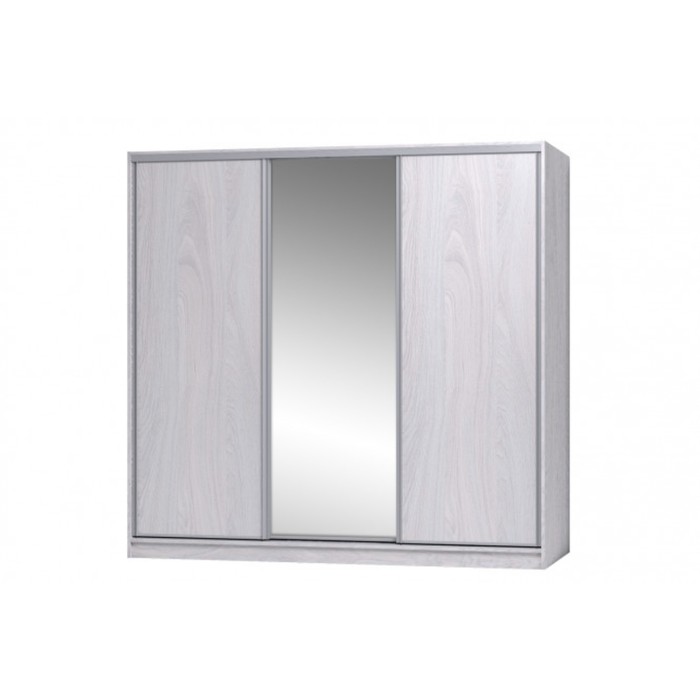 Шкаф-купе Home, 2000х600х2300 мм, зеркало, цвет ясень анкор светлый