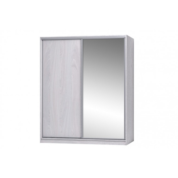 Шкаф-купе Home, 1600х600х2300 мм, зеркало, цвет ясень анкор светлый