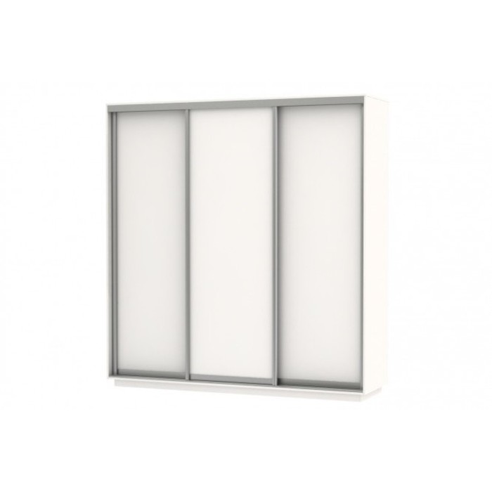 Шкаф-купе 3-дверный Slide, 2100х600х2200 мм, цвет белый