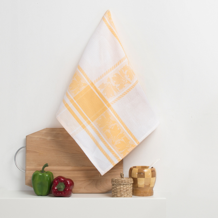 Полотенце кухонное Доляна "Колокольчик" 40х60 см желтый хлопок 100% 200 г/м²